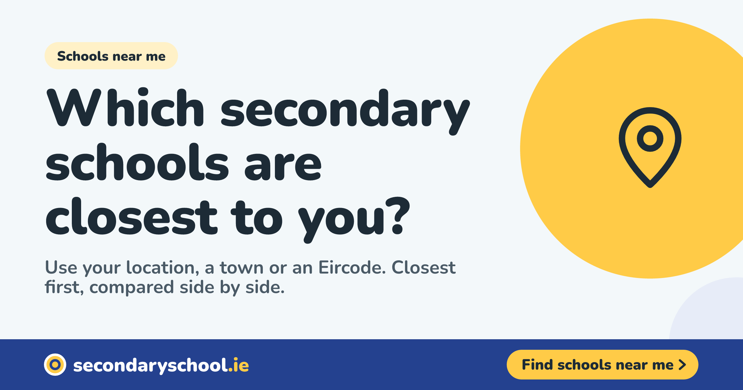 Secondary schools near me: compare the closest | secondaryschool.ie
